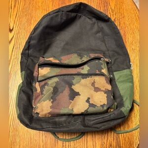 Camo  Back Pack/ Knap Sack Shoulder Straps Unisex